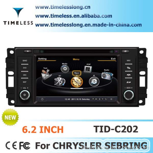 Car DVD for Chrysler for Chrysler 300c, PT Cruiser, Dodge RAM, Jeep Grand Cherokee with Built-in GPS RDS Bt 3G/WiFi DSP Radio 20 Dics Momery (TID-C202)